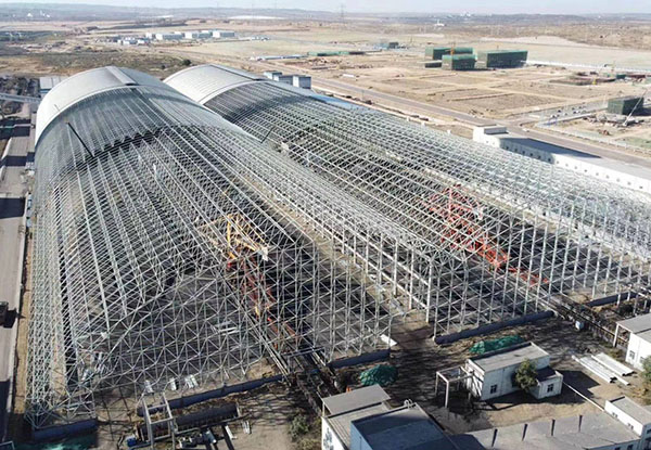 國家電廠封煤工程，FRP采光板項目
